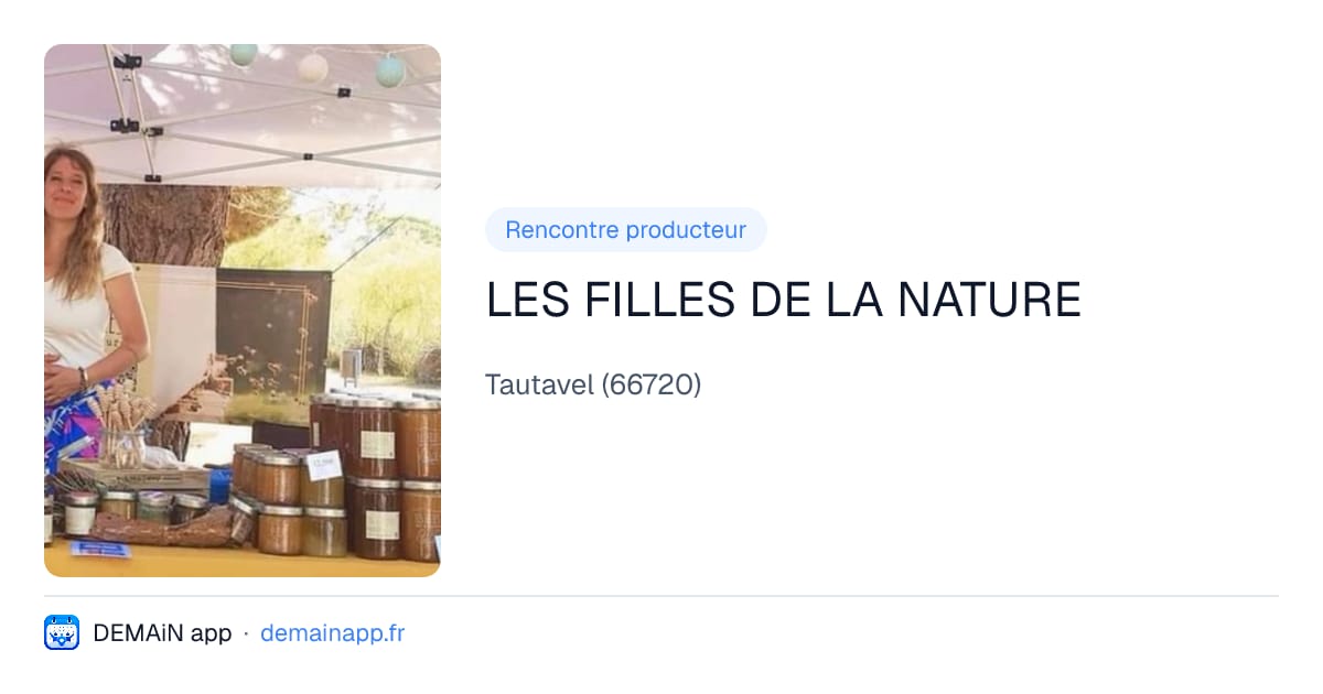 LES FILLES DE LA NATURE — Tautavel
