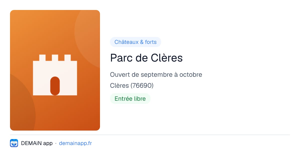 Parc de Clères — Clères