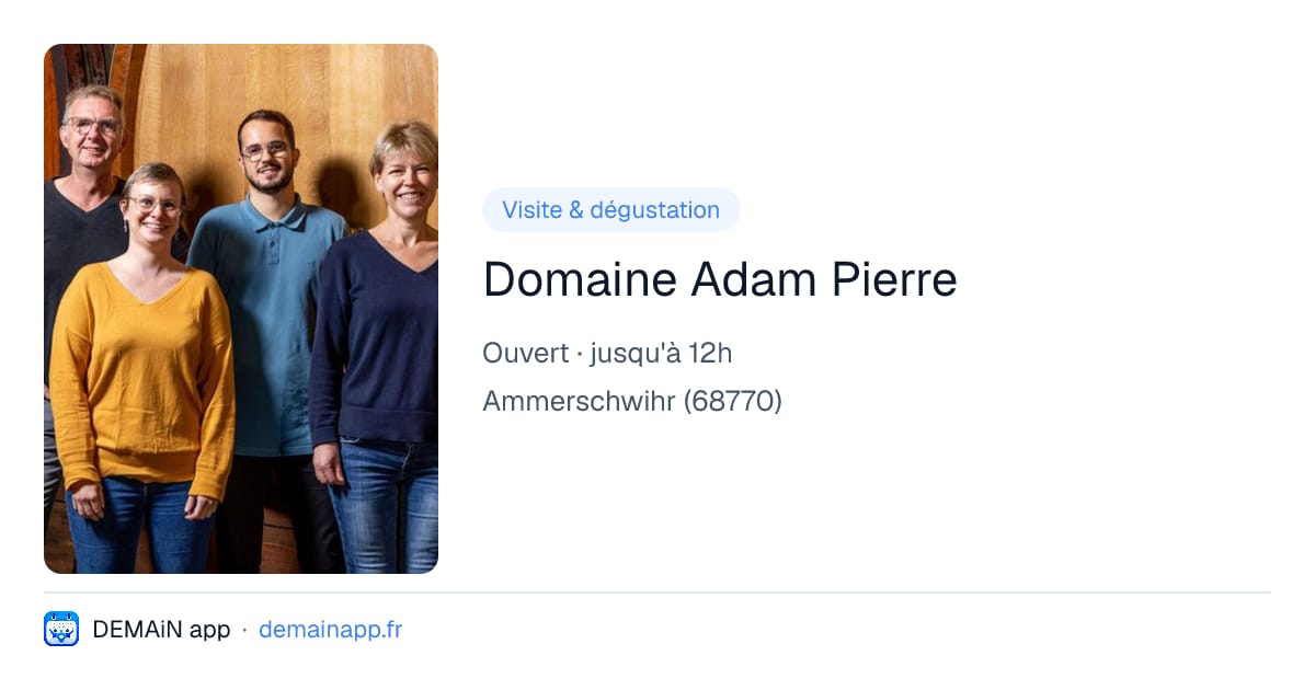 Domaine Adam Pierre — Ammerschwihr