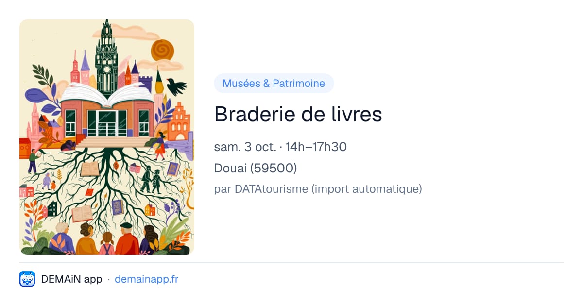Braderie de livres — Douai