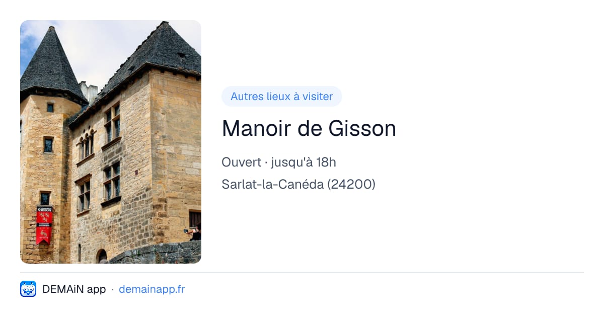 Manoir de Gisson — Sarlat-la-Canéda