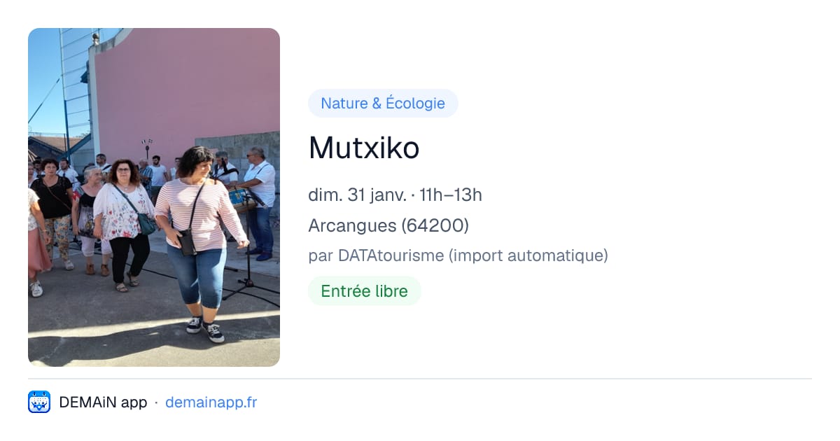 Mutxiko — Arcangues