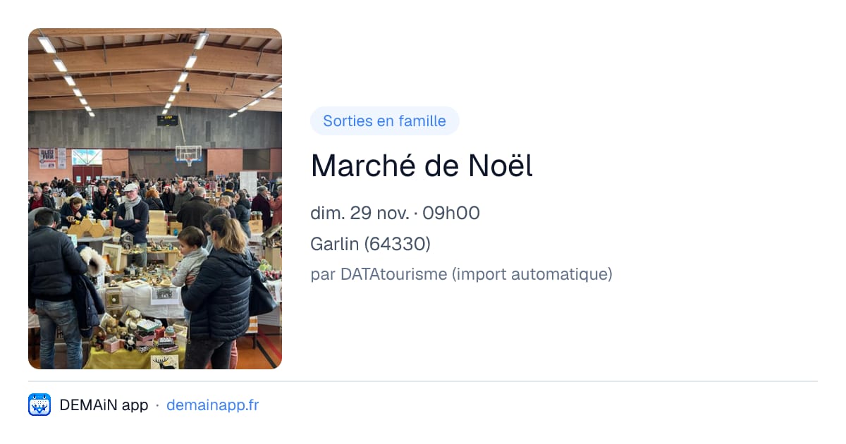 Marché de Noël — Garlin