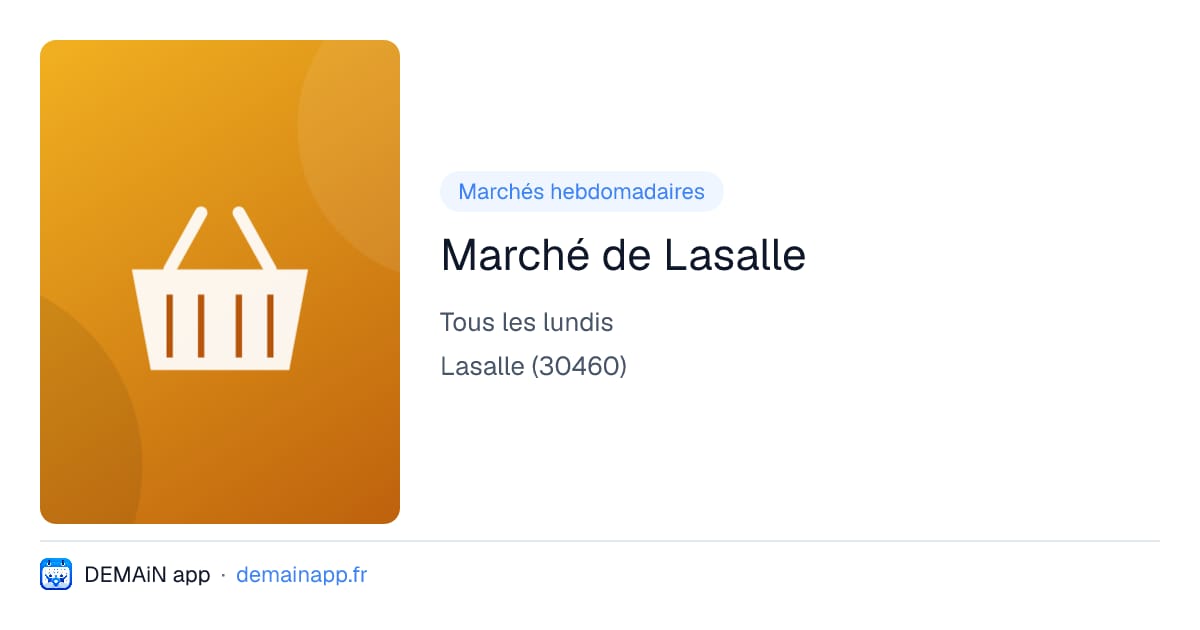 Marché de Lasalle — Lasalle