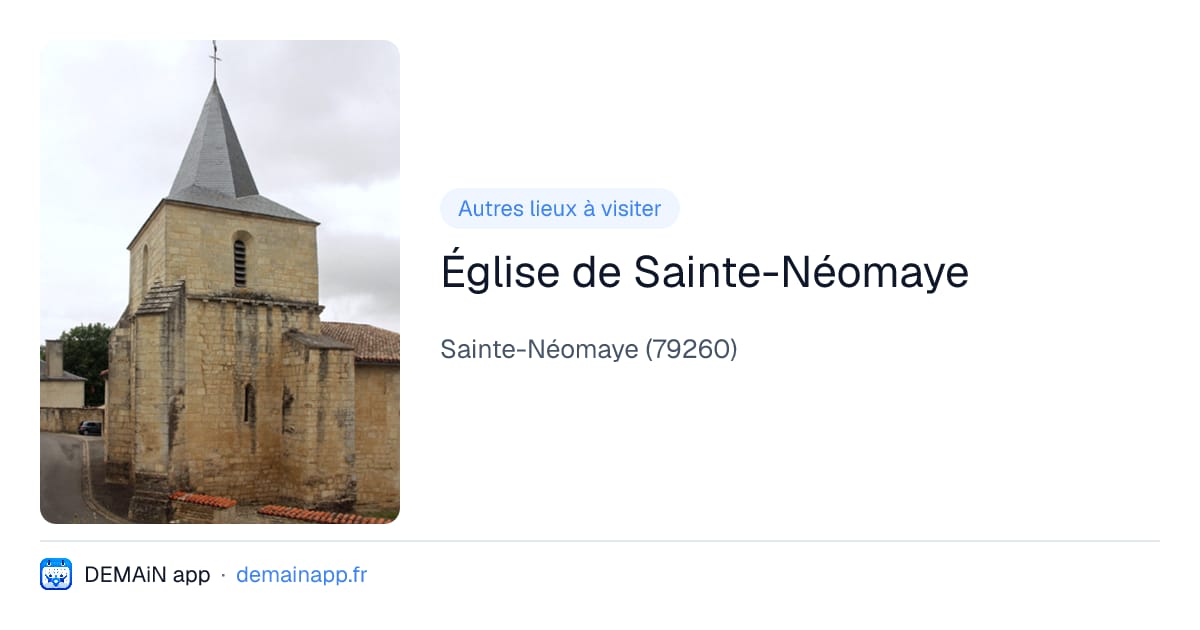 Église de Sainte-Néomaye — Sainte-Néomaye
