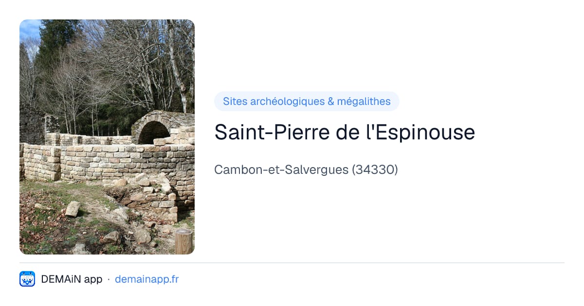 Saint-Pierre de l'Espinouse — Cambon-et-Salvergues