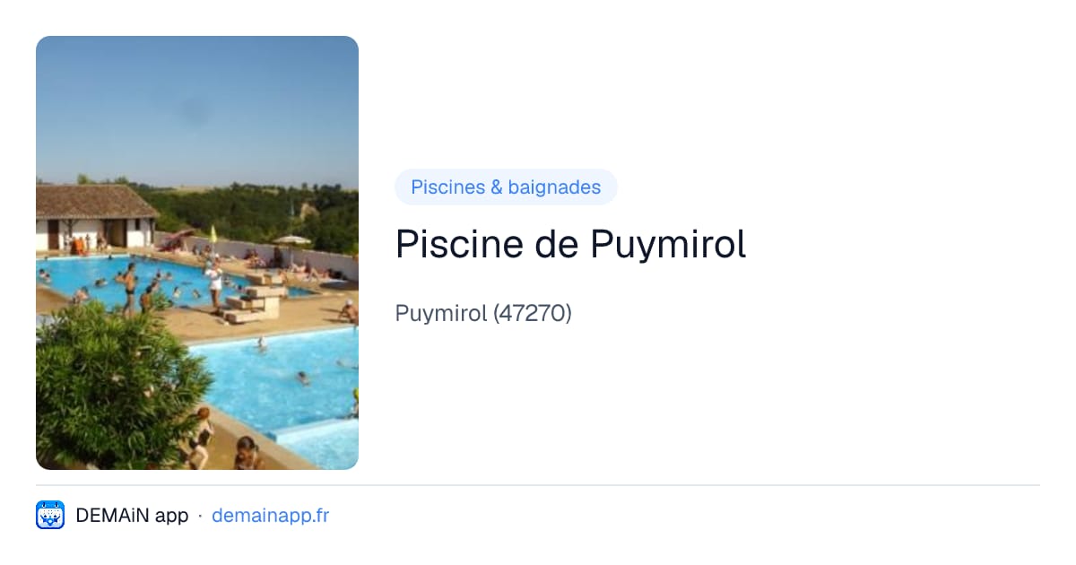 Piscine de Puymirol — Puymirol