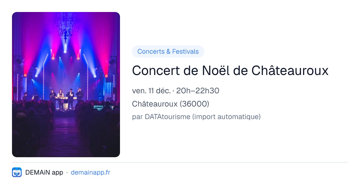 Concert de Noël de Châteauroux — Châteauroux