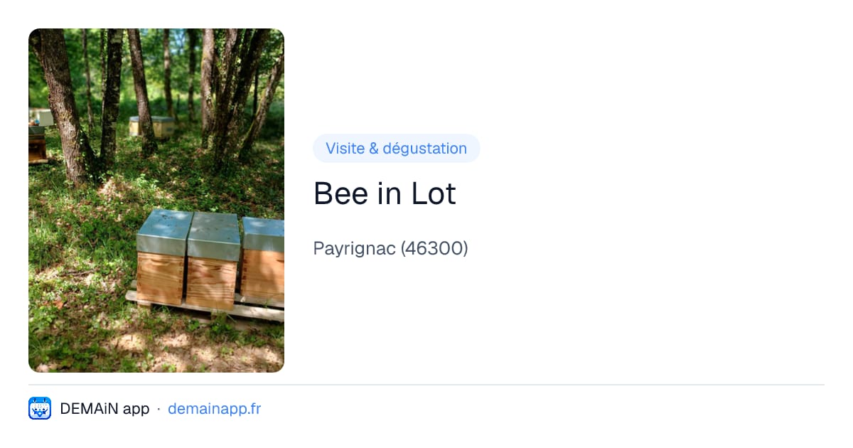 Bee in Lot — Payrignac
