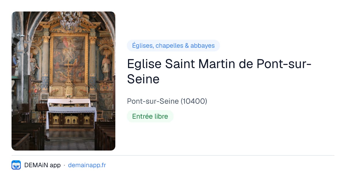 Eglise Saint Martin de Pont-sur-Seine — Pont-sur-Seine