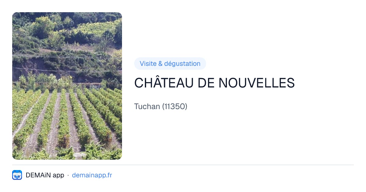 CHÂTEAU DE NOUVELLES — Tuchan
