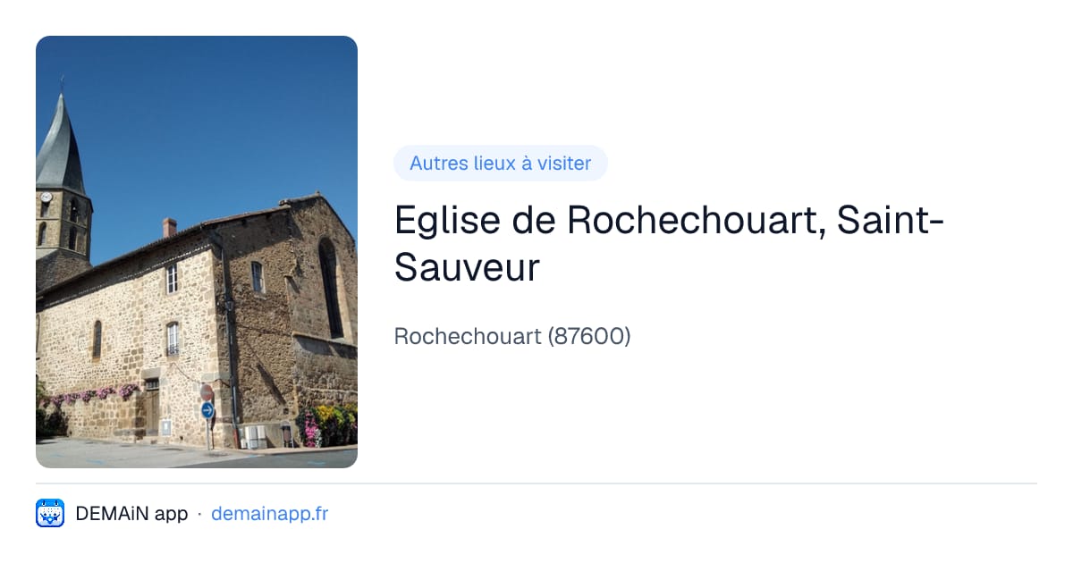 Eglise de Rochechouart, Saint-Sauveur — Rochechouart