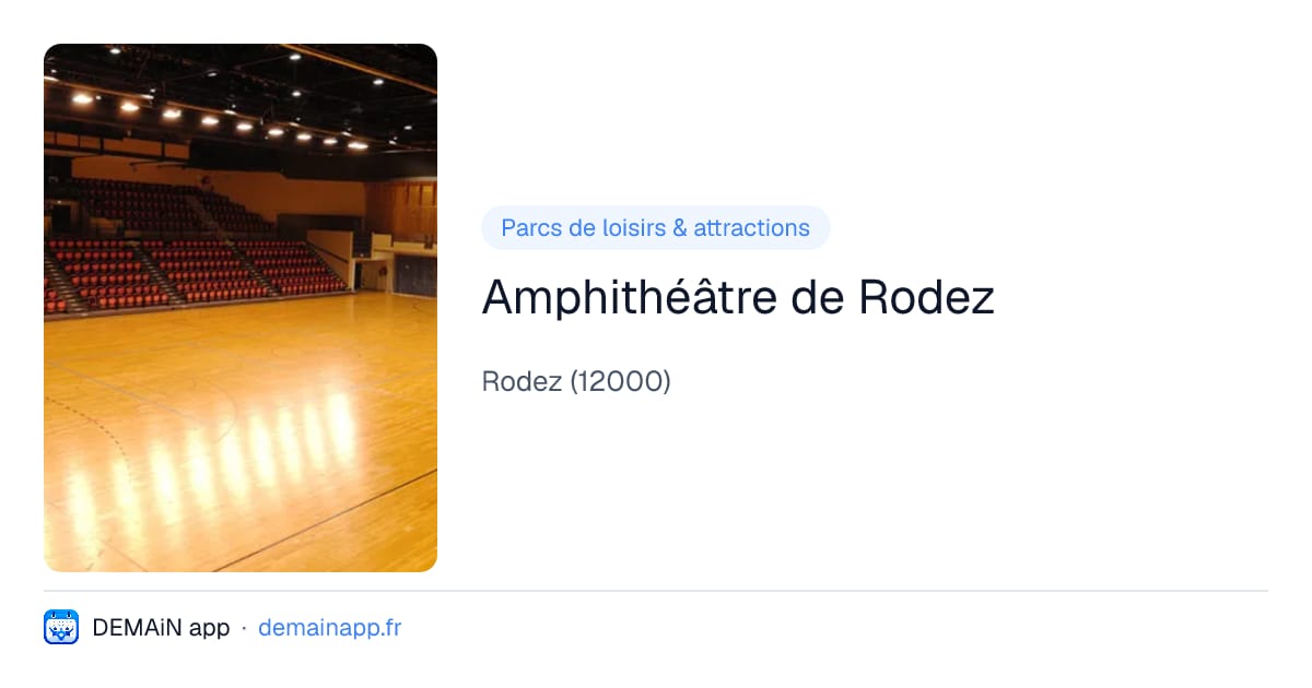 Amphithéâtre de Rodez — Rodez