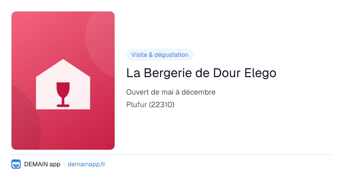 La Bergerie de Dour Elego — Plufur