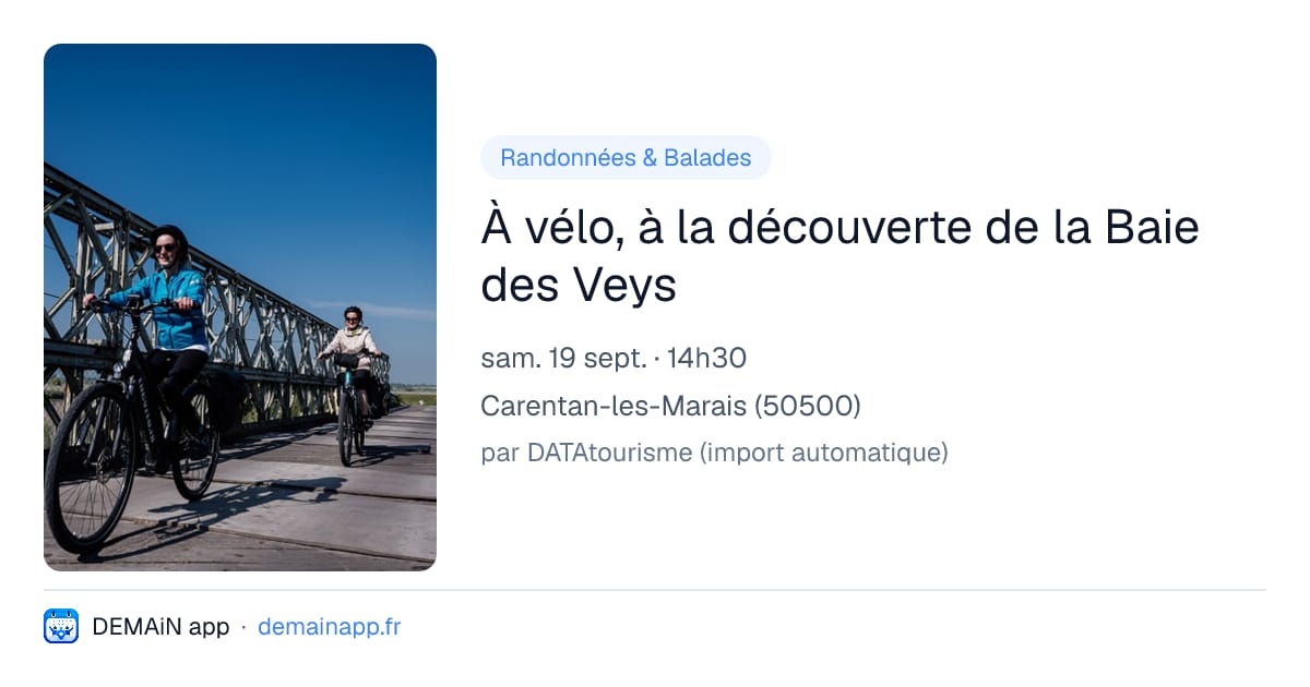 À vélo, à la découverte de la Baie des Veys — Carentan-les-Marais