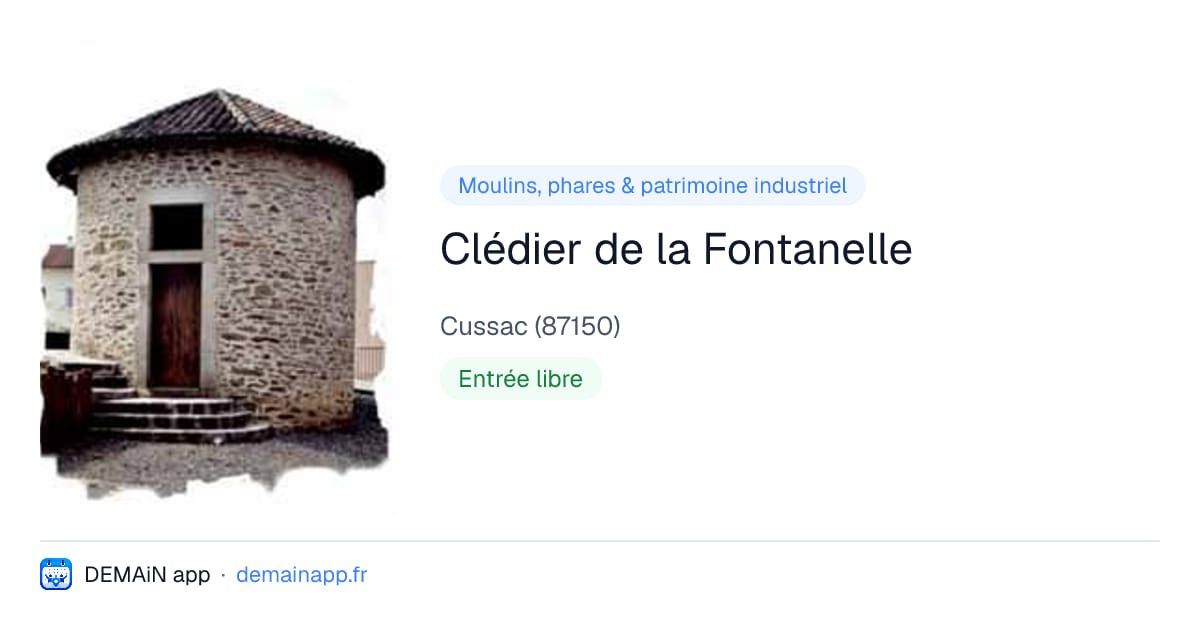 Clédier de la Fontanelle — Cussac