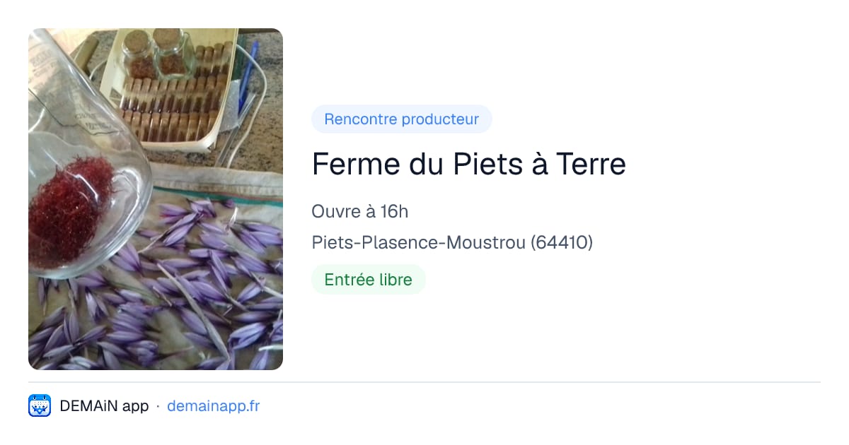 Ferme du Piets à Terre — Piets-Plasence-Moustrou