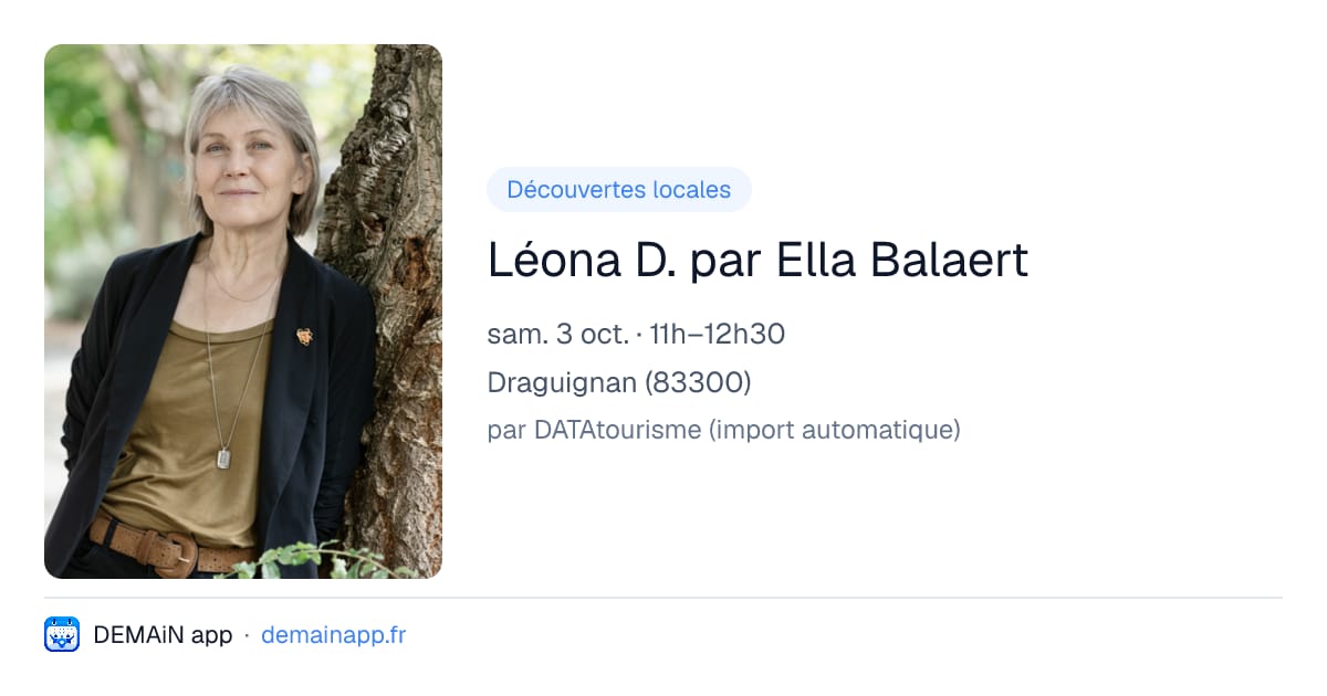 Léona D. par Ella Balaert — Draguignan