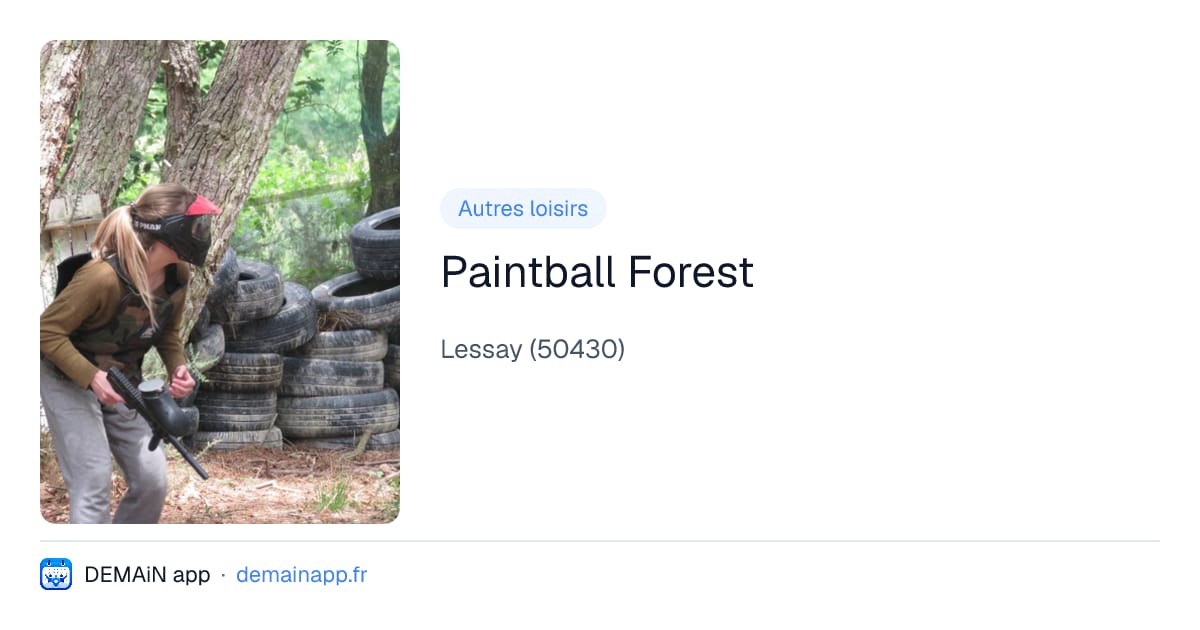 Paintball Forest — Lessay