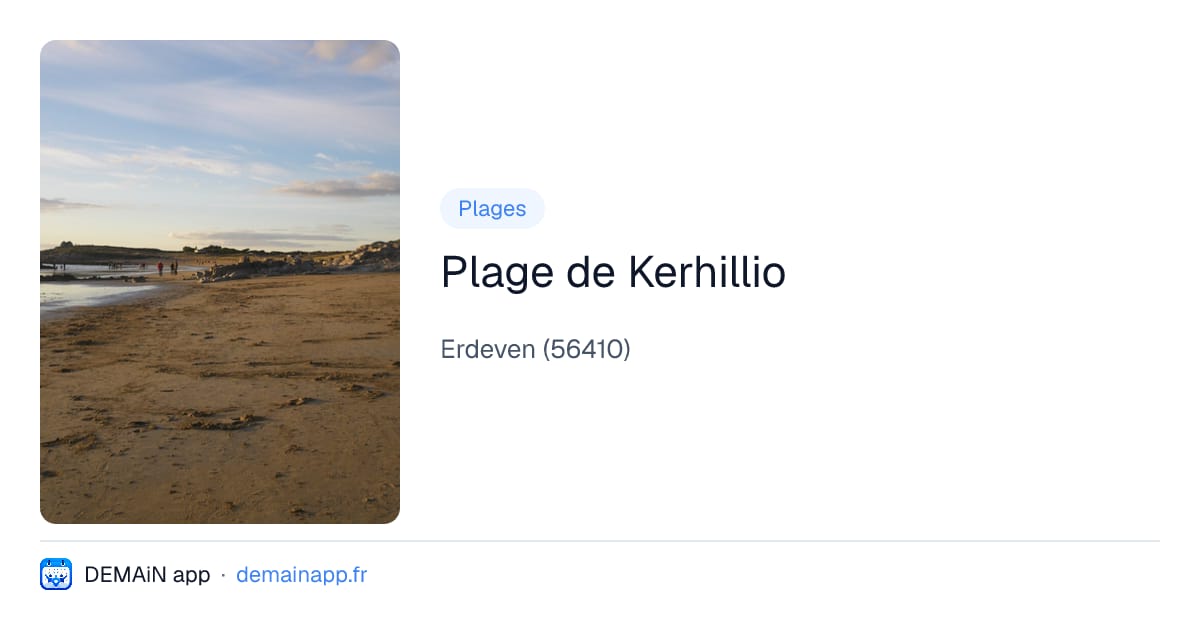 Plage de Kerhillio — Erdeven