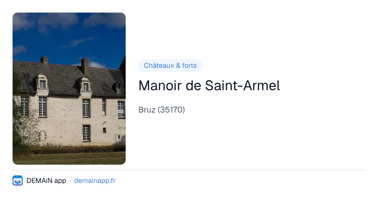 Manoir de Saint-Armel — Bruz