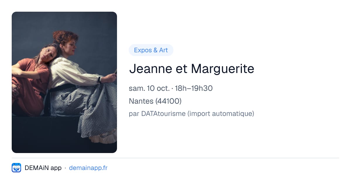 Jeanne et Marguerite — Nantes
