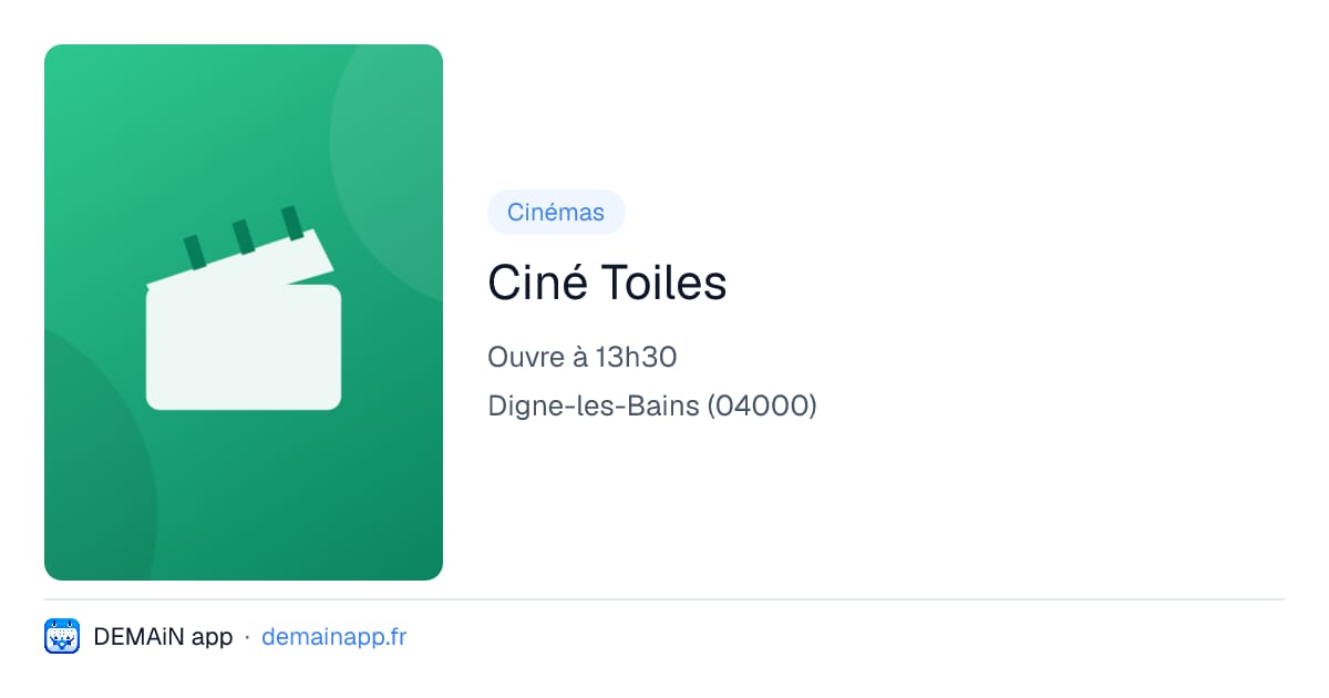 Ciné Toiles — Digne-les-Bains