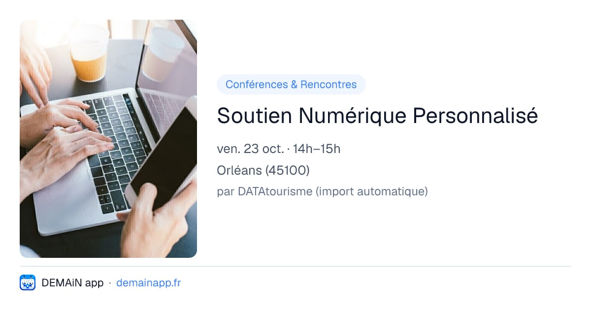 Soutien Numérique Personnalisé — Orléans