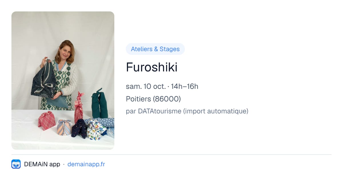 Furoshiki — Poitiers