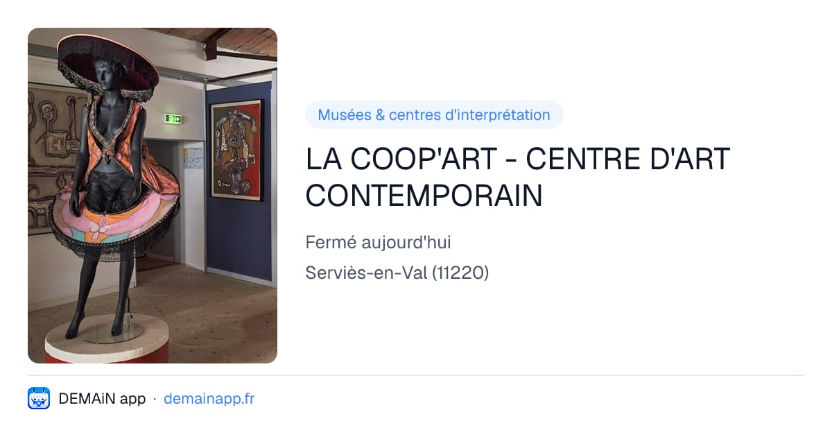 LA COOP'ART - CENTRE D'ART CONTEMPORAIN — Serviès-en-Val