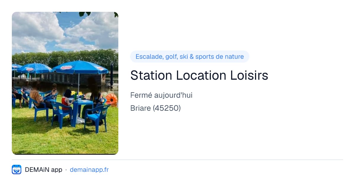 Station Location Loisirs — Briare