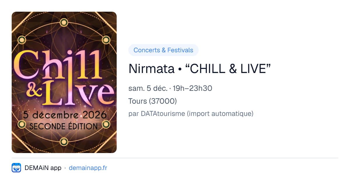 Nirmata • “CHILL & LIVE” — Tours