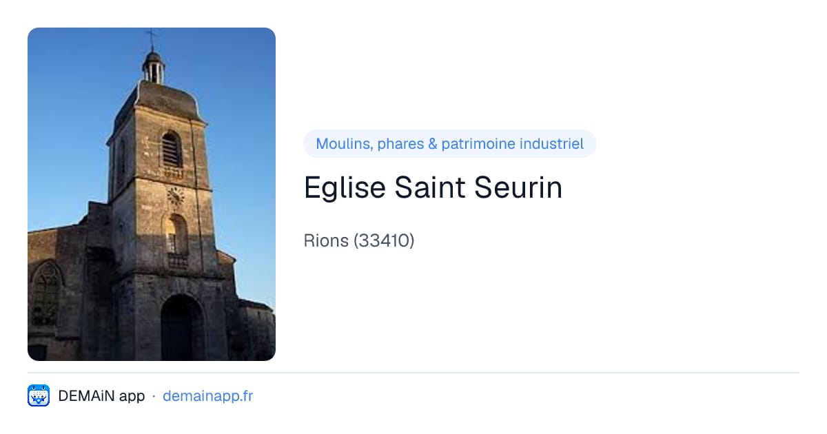 Eglise Saint Seurin — Rions