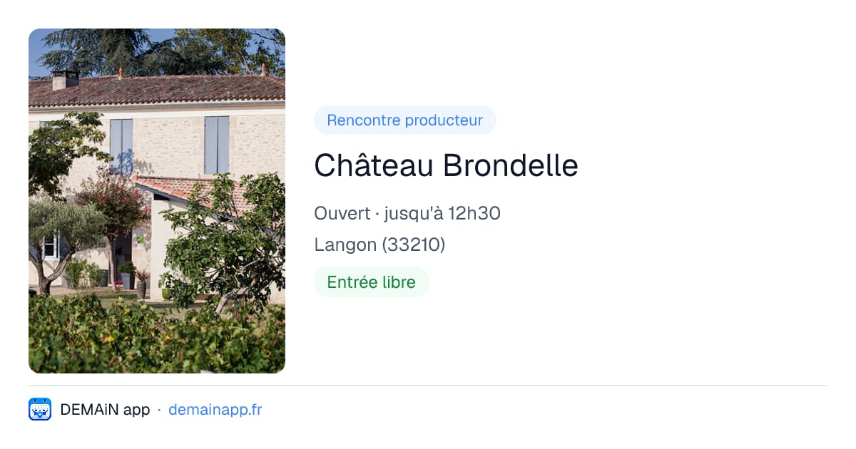 Château Brondelle — Langon