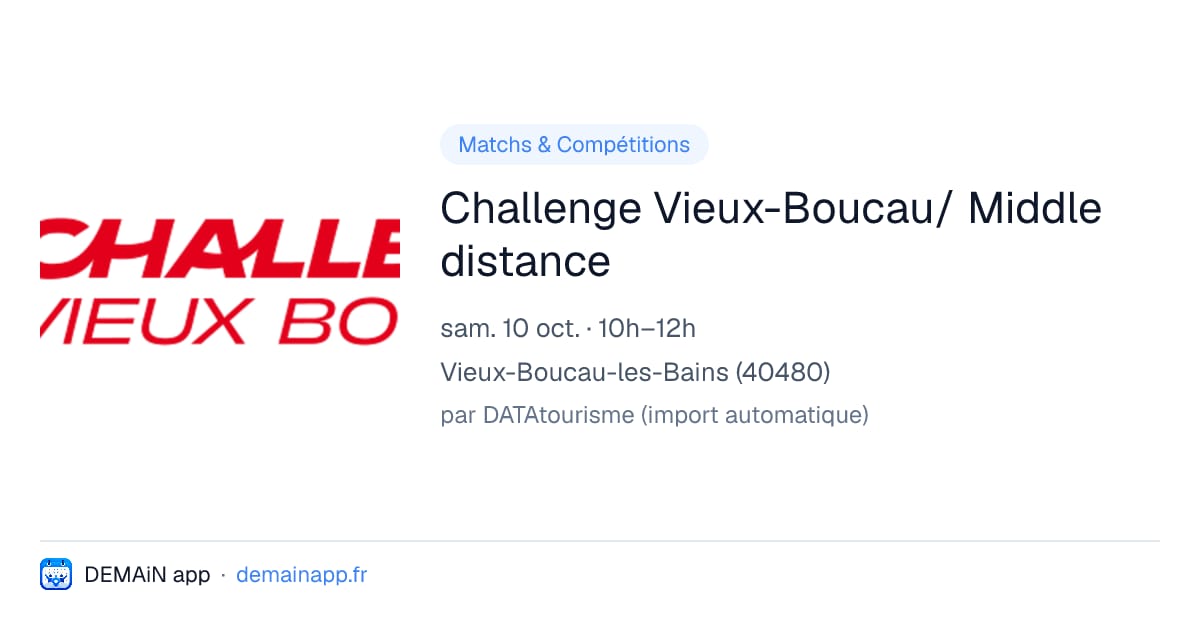 Challenge Vieux-Boucau/ Middle distance — Vieux-Boucau-les-Bains
