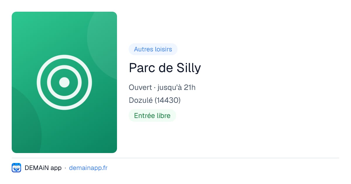 Parc de Silly — Dozulé