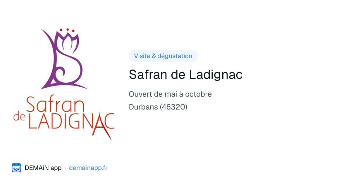 Safran de Ladignac — Durbans