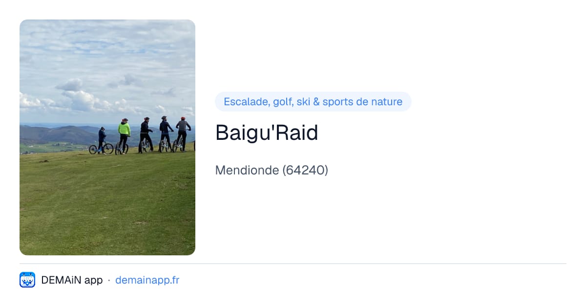 Baigu'Raid — Mendionde