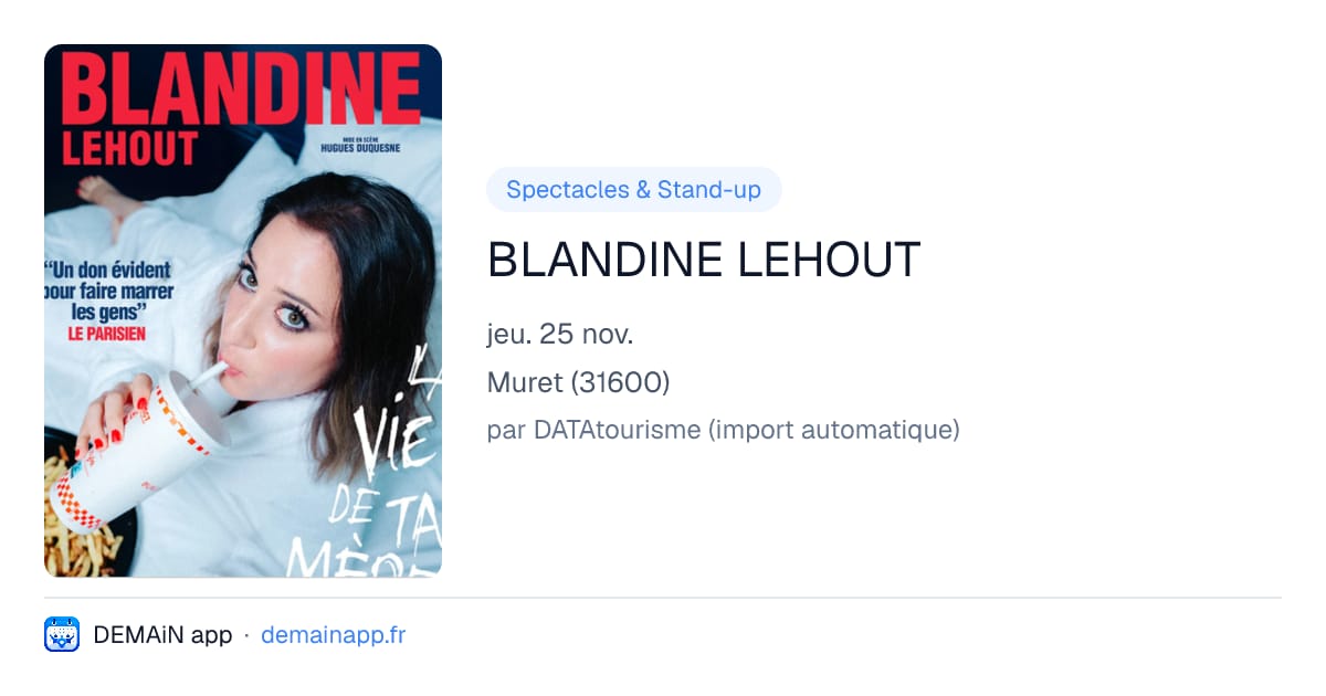 BLANDINE LEHOUT — Muret