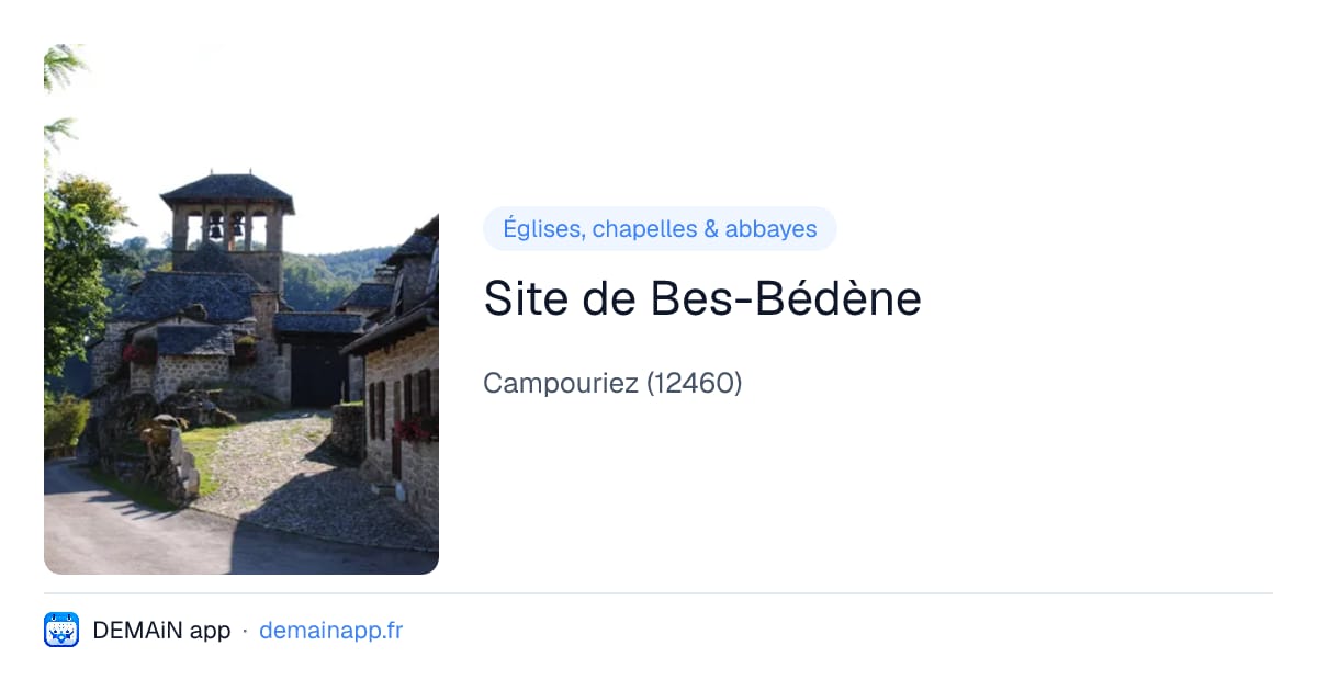 Site de Bes-Bédène — Campouriez
