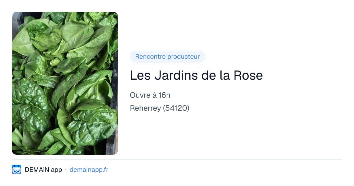 Les Jardins de la Rose — Reherrey