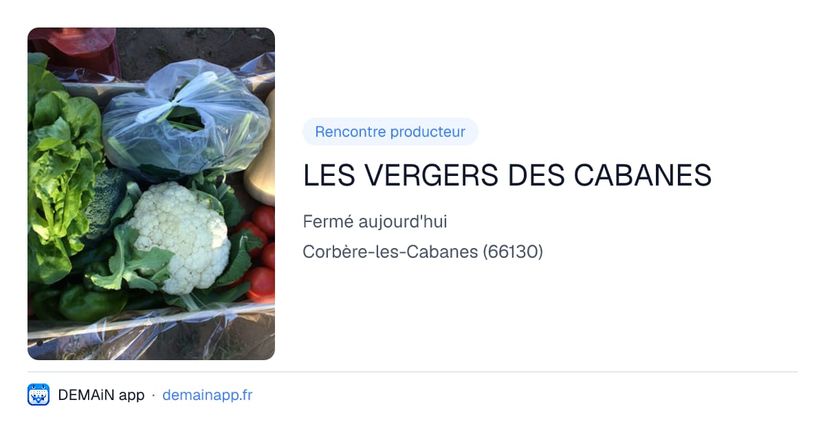 LES VERGERS DES CABANES — Corbère-les-Cabanes