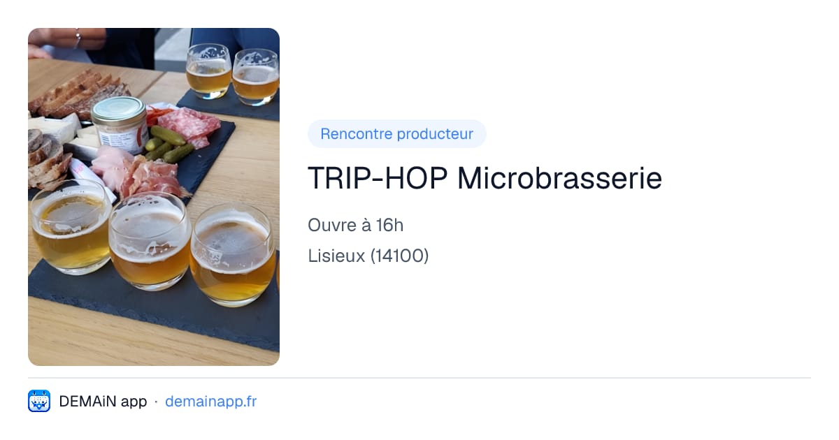 TRIP-HOP Microbrasserie — Lisieux