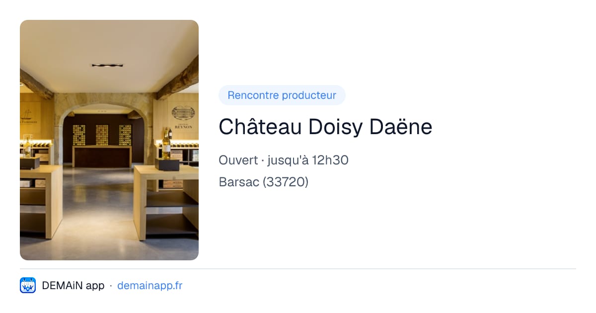 Château Doisy Daëne — Barsac