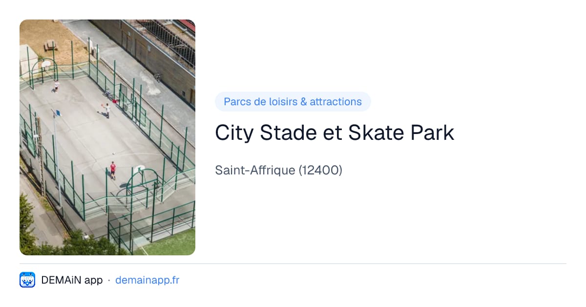 City Stade et Skate Park — Saint-Affrique