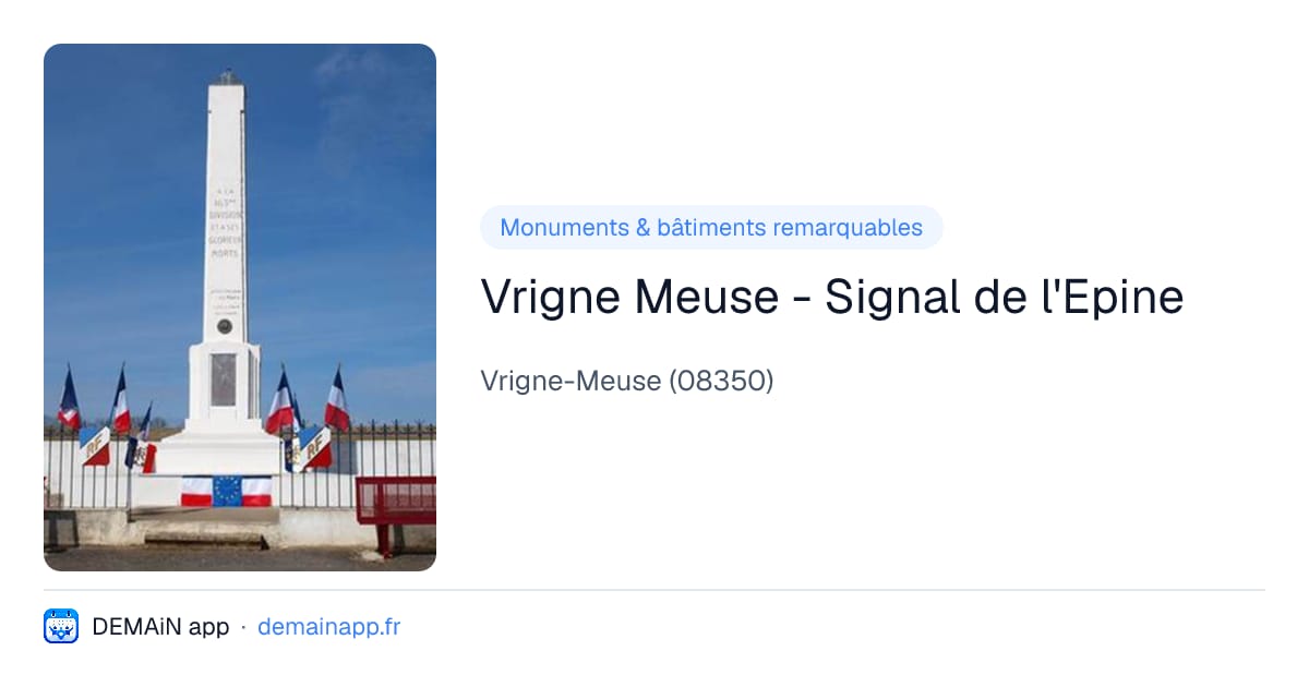 Vrigne Meuse - Signal de l'Epine — Vrigne-Meuse