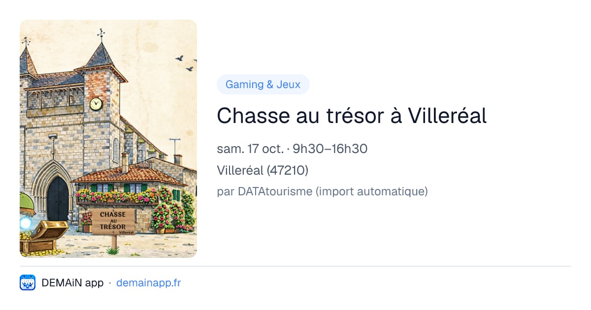 Chasse au trésor à Villeréal — Villeréal