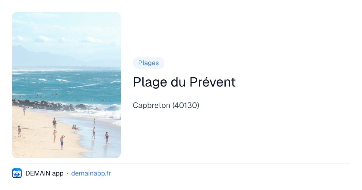 Plage du Prévent — Capbreton