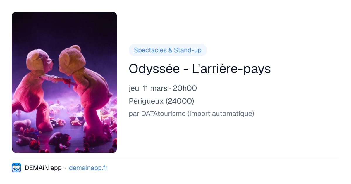 Odyssée - L'arrière-pays — Périgueux