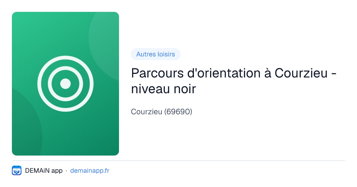 Parcours d'orientation à Courzieu - niveau noir — Courzieu